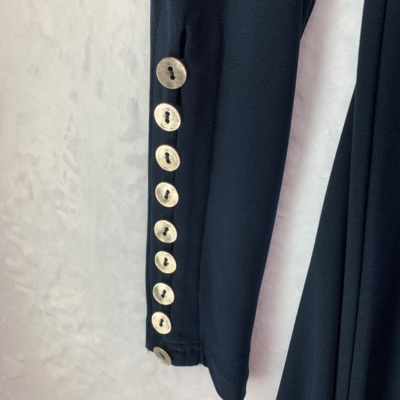 Sympli Quest Tunic Ponte Knit Lagenlook Navy Blue Sz 8 - Picture 6 of 10